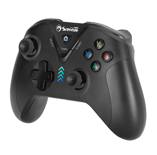 Gamepad Marvo PACT 40, 16tl., USB, černý, vibrační