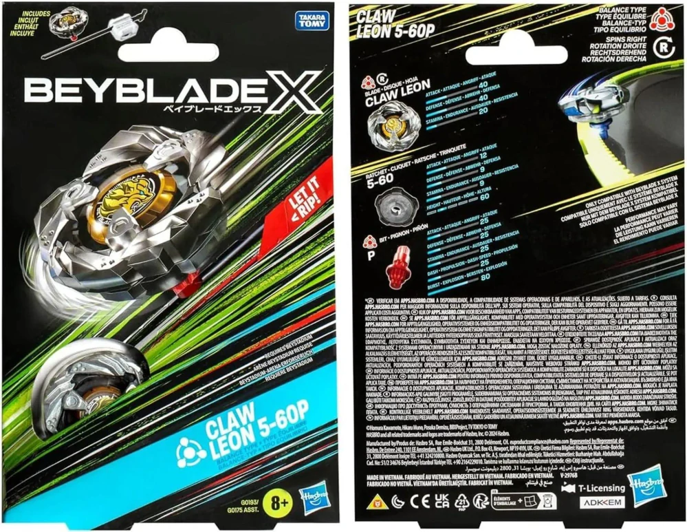 Beyblade X Claw Leon 5-60P startovací balíček 