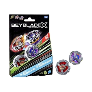 Beyblade x Beat Tyranno 470Q and Knife Shinobi 4 80HN Dual Pack